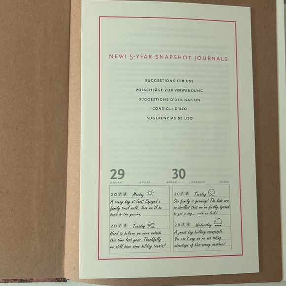 5 Year Snap Shot Journal - Picture 4 of 5